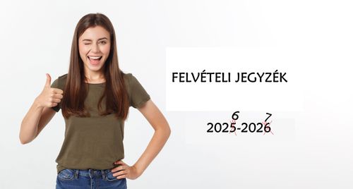 Ideiglenes felvételi jegyzék 2026/2027