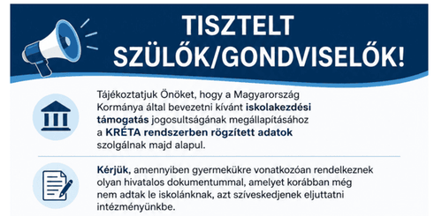 Iskolakezdési támogatás